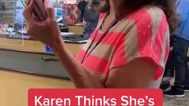 Karen above the Law..of course!!