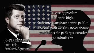 (QUOTES) JOHN F. KENNEDY- OBLIGATION, TRUTH, JUSTICE AND LIBERTY