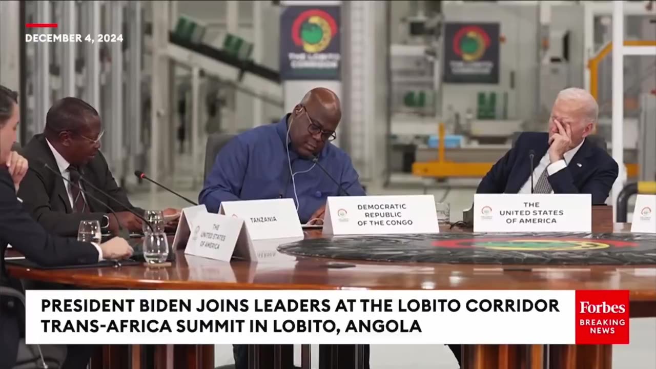 Video Shows Biden Falling Asleep During Africa Summit