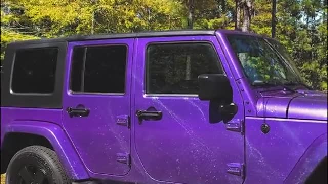 Hendrix Purple with some Crazy Ex splatter #drpigment #raail #jeep #jeeplife #peelablepaint