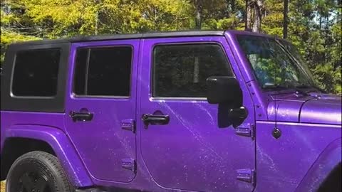 Hendrix Purple with some Crazy Ex splatter #drpigment #raail #jeep #jeeplife #peelablepaint