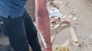 Making gum with waste materials