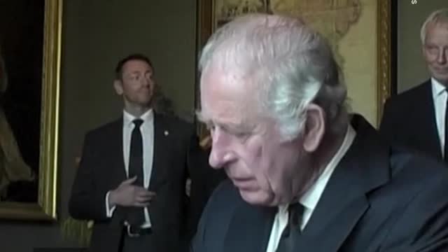 During his visit to Northern Ireland, King Charles III,