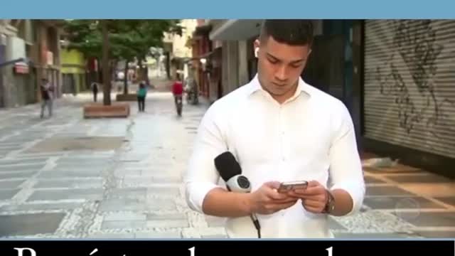 Repórter Da TV Record Quase Tem Seu Celular Roubado Ao Vivo!