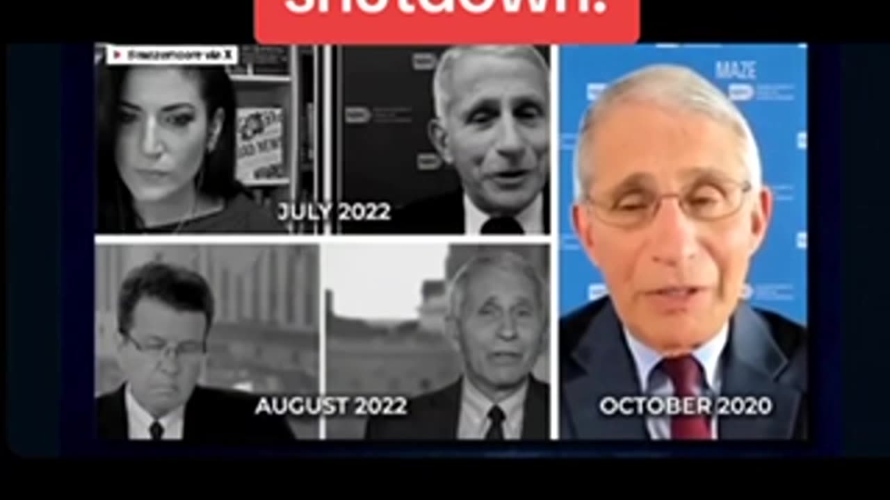 Which Dr. Fauci do you believe?