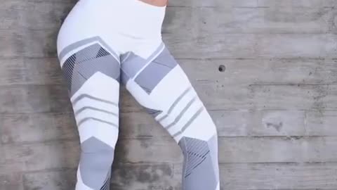 High elastic sports-printed yoga leggings www.shavasa.com