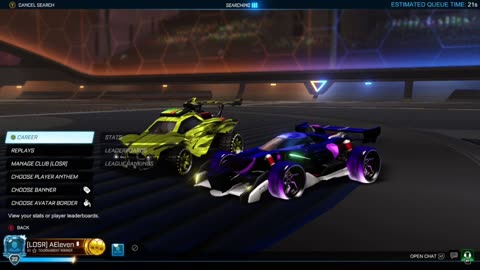 rocket league, but we're both really stupid