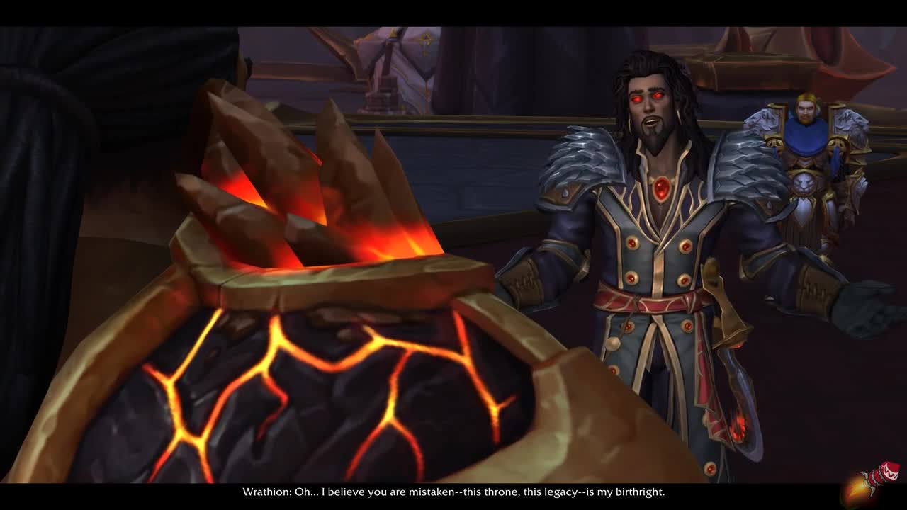Wrathion Sabellian Bickering - In Game Cutscene