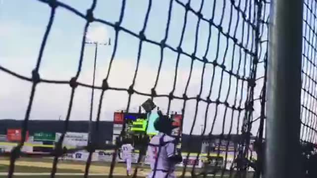 Tim Tebow’s First at bat with the Binghamton RumblePonies.