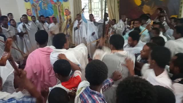 stoning devil in Ethiopian ortodox tewahedo church