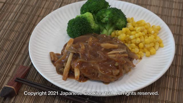 Nikomi Hamburger Steak - Japanese Cooking 101