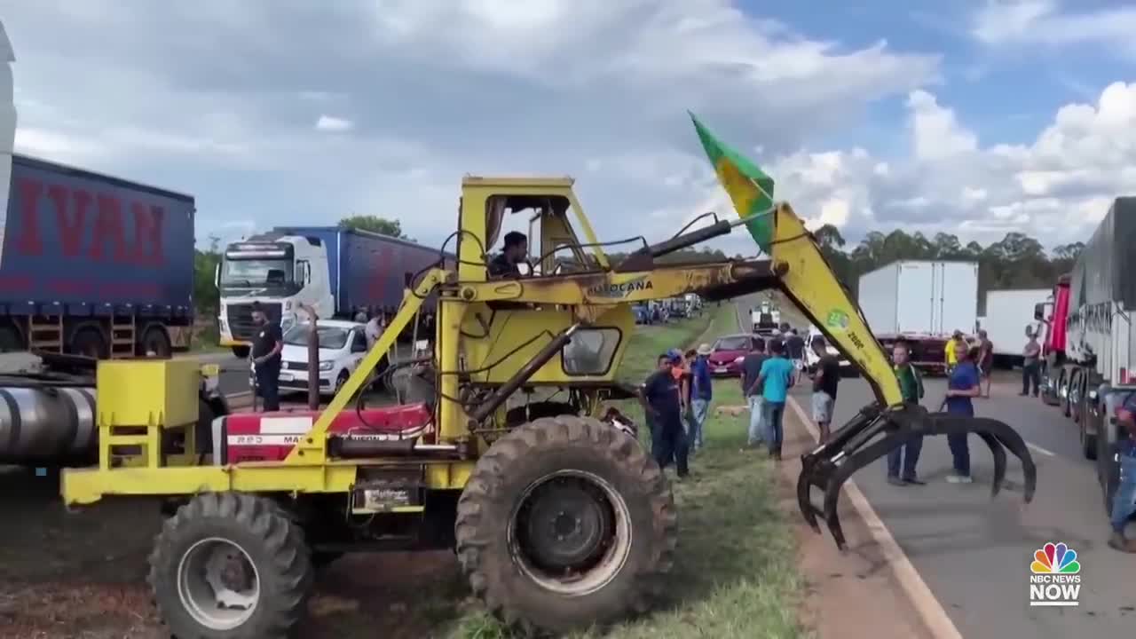 Brazilian Truckers Create Multiple Blockades In Support Of Bolsonaro