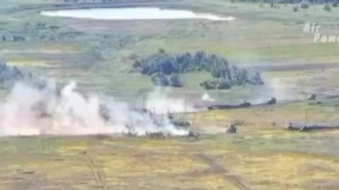 The one Russian tank Vs seven Ukrainian armored vehicles in one battle