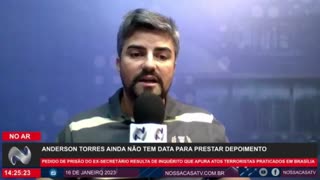 Anderson Torres ainda não tem data para prestar depoimento