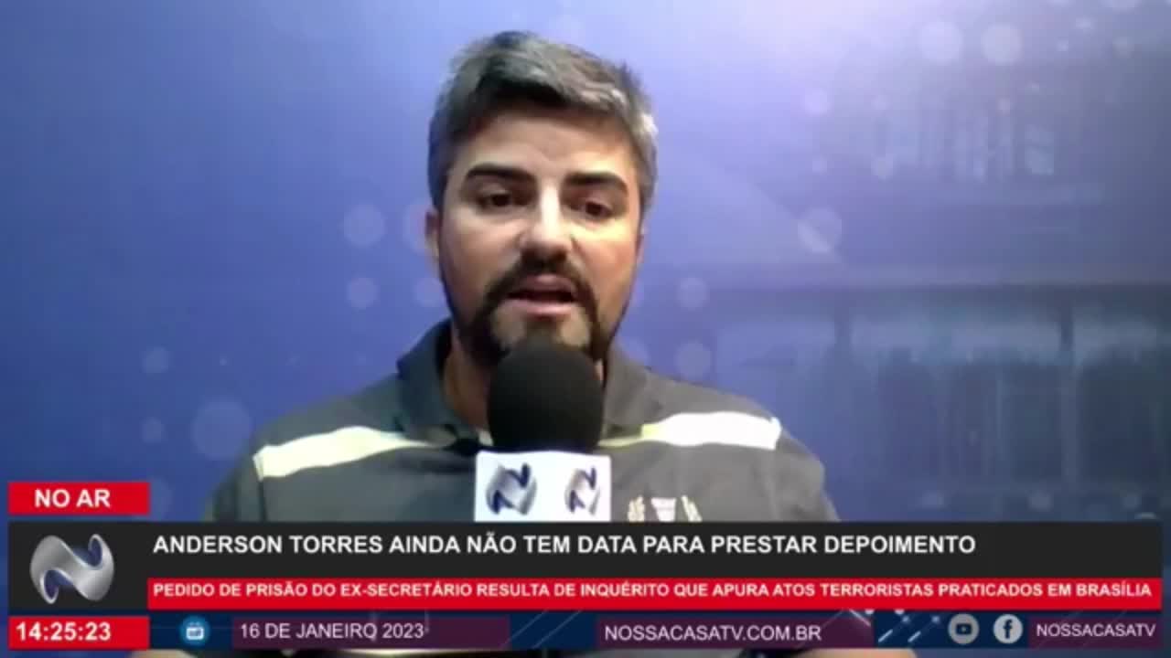 Anderson Torres ainda não tem data para prestar depoimento