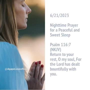 Nighttime Prayer for a Peaceful and Sweet Sleep #Shorts