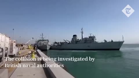 Royal Navy Warships Collide Off Coast Of Bahrain