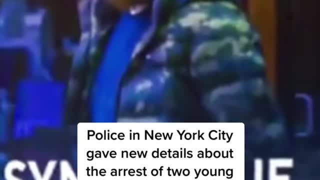 Police in New York City gave new details about the arrest of two young men accused