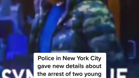 Police in New York City gave new details about the arrest of two young men accused