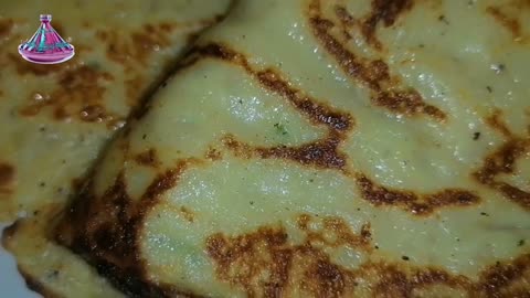 The most amazing and delicious salty crepe with potatoes