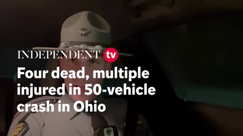 Four dead, multiple injured in 50-vehicle crash in Ohio
