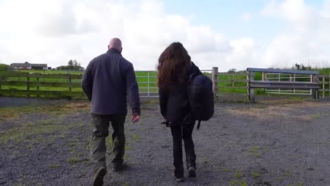 Riding the Clydesdale in Scotland