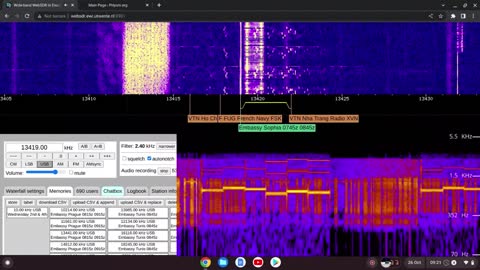 X06 465132 Moscow To Sophia 26/10/2022 0820 UTC 13419kHz