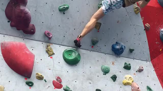 Rock Climbing Speed Training - 20181103 Video Record 5.74