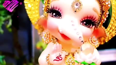 Ganpati Bappa morya. Little cute ganesha