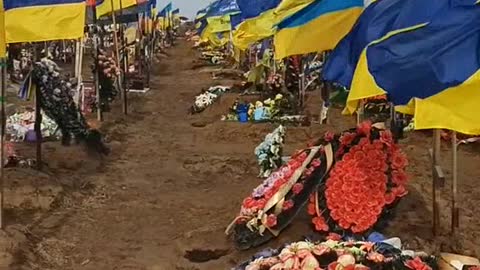 🇺🇦 Another cemetery in Kharkiv region
