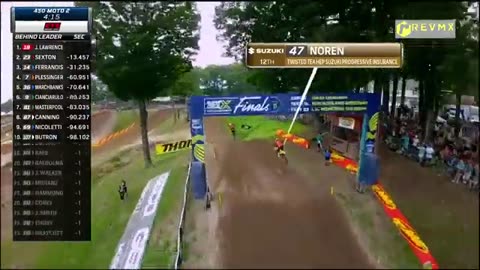 AMA Motocross Southwick 450 Moto 2 FINISH