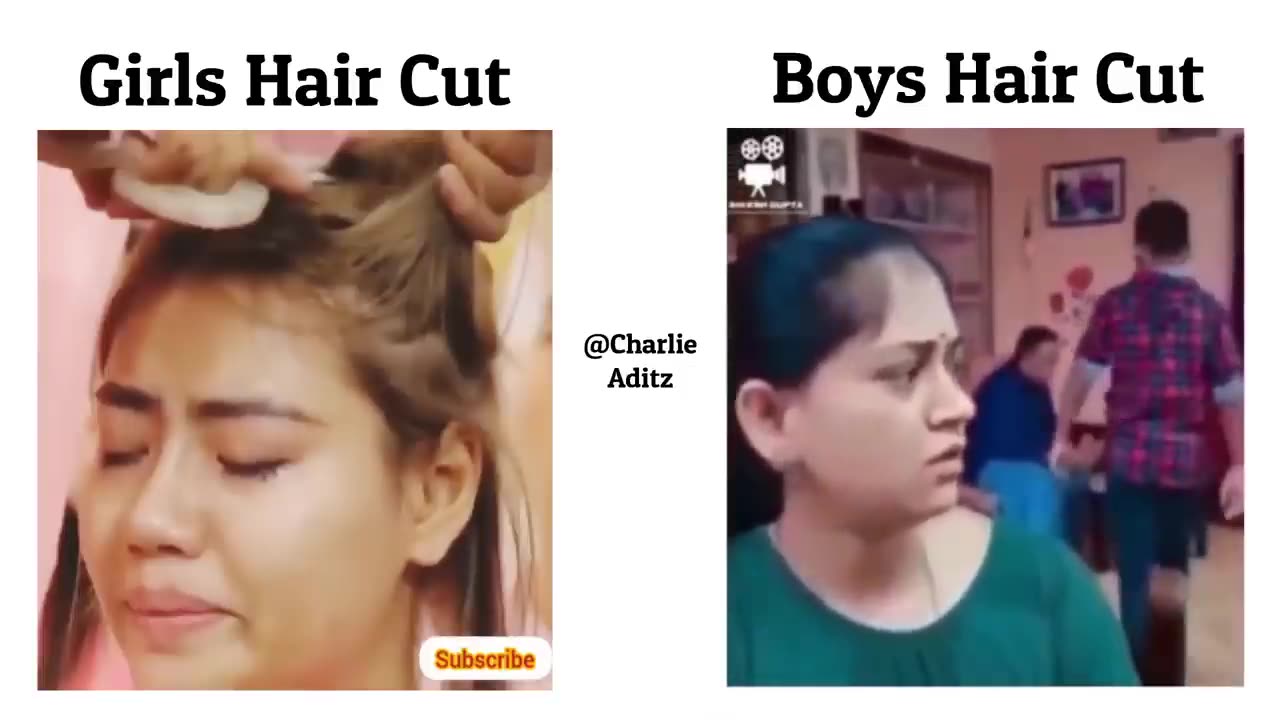 Girl Hair cut Vs Boys Hair cut || Memes|| #Viral Memes