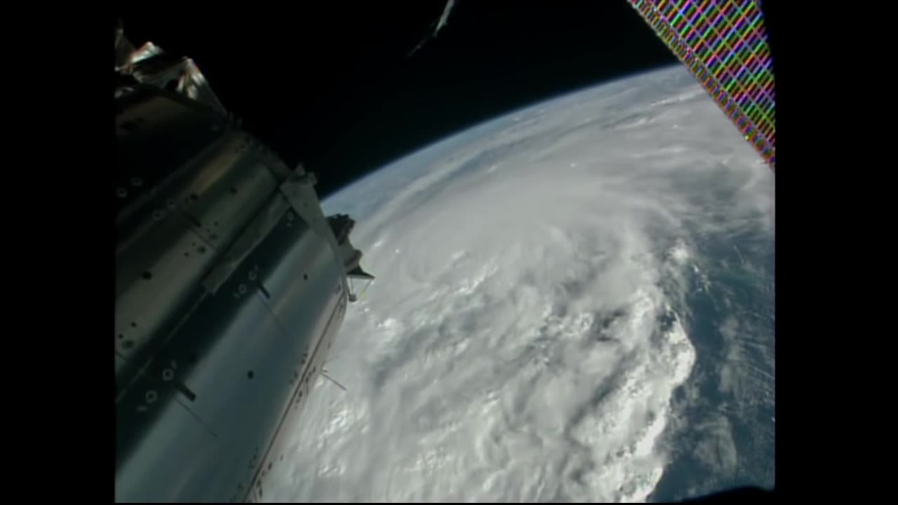 Space Station Cameras Capture New Views of Hurricane Matthew