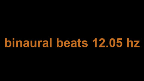 binaural beats 12.05 hz