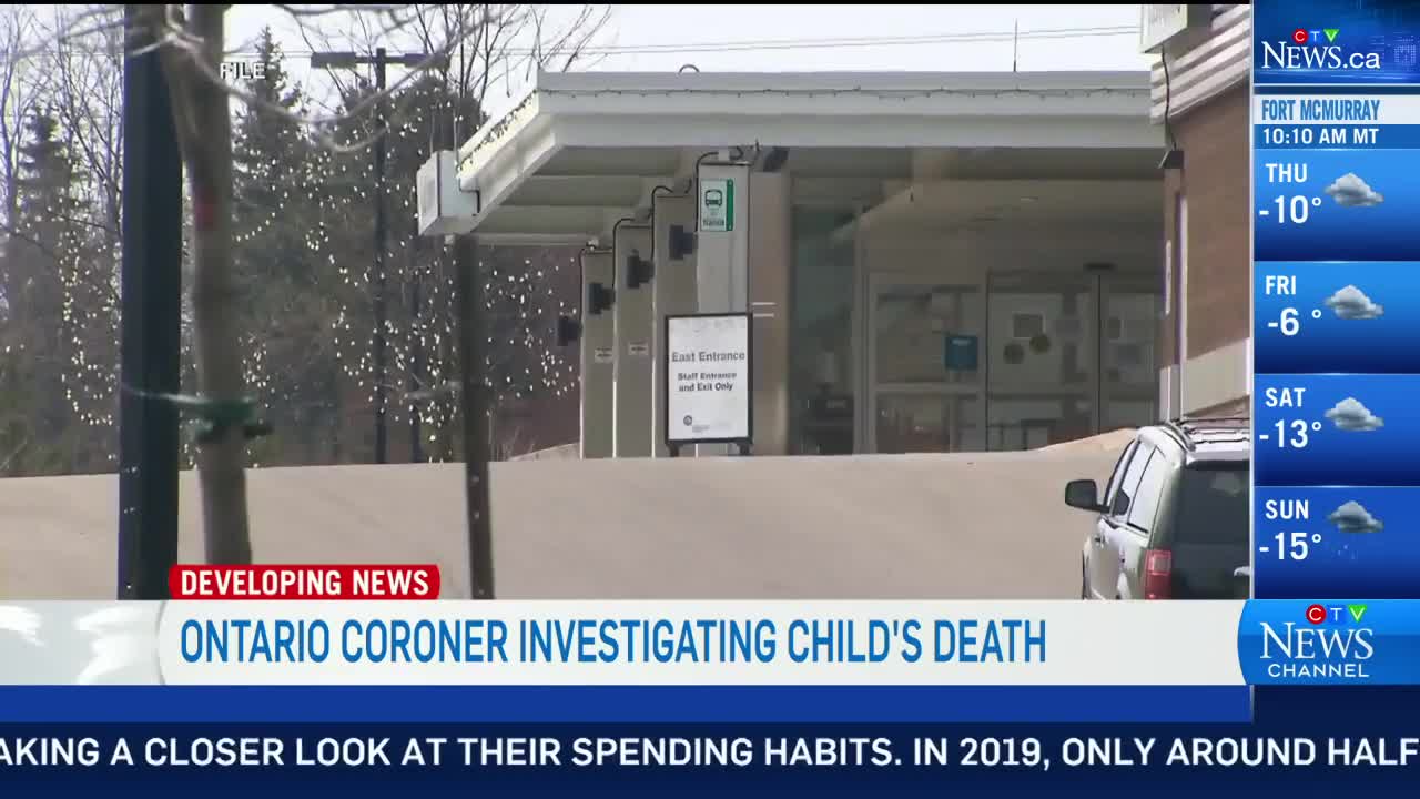 Investigation launched after unexpected child death in Ont. hospital