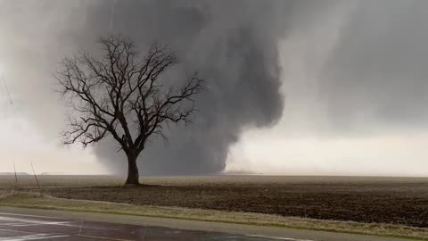 Tornado Hits Iowa Farms