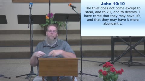 Sunday Sermon at Moose Creek Baptist Church 6/11/2023