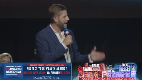 FULL INTERVIEW: Trump Tough! We Win! with Eric Trump | ReAwaken America Tour MO