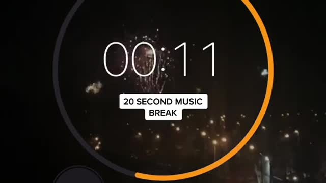 20 second music break