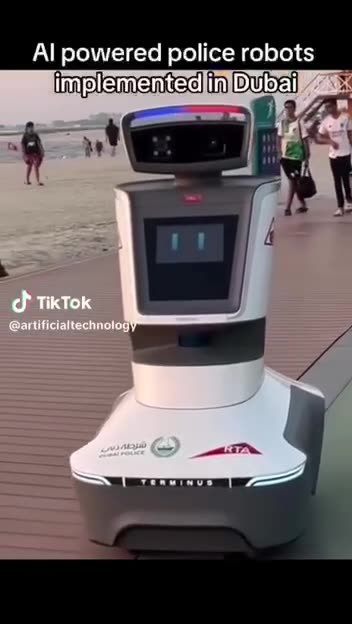 AI-powered robots in Dubai...