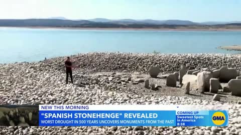 Spanish Stonehenge revealed due to record-breaking drought l GMA