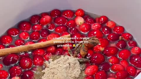 The cranberry sauce that everyone will ask you the recipe for🎄🤍🕊️