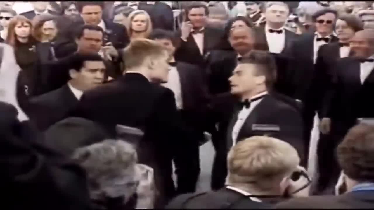 Jean-Claude Van Damme vs. Dolph Lundgren [Cannes, 1992]