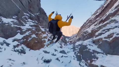 Snow skiing