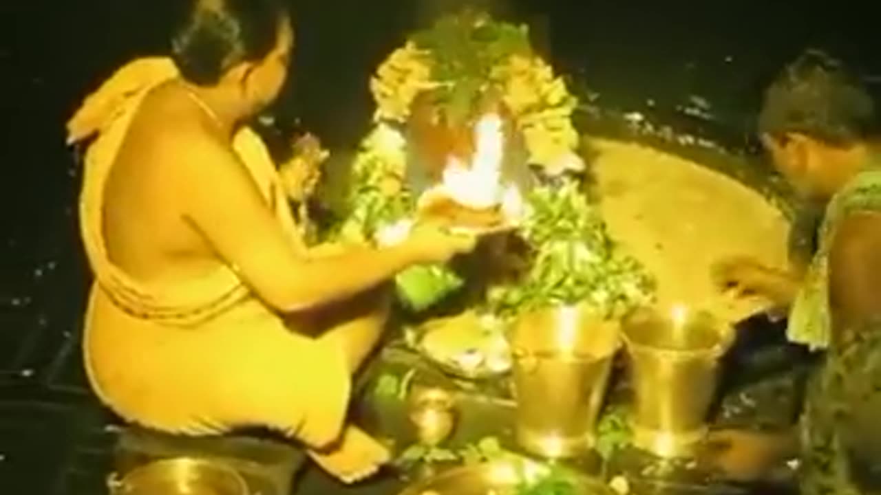 Arati of Baba Akhandalamani on Monday.