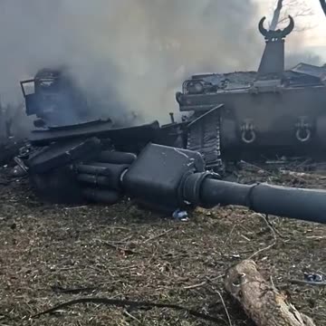 Another Polish self-propelled gun AHS Krab destroyed