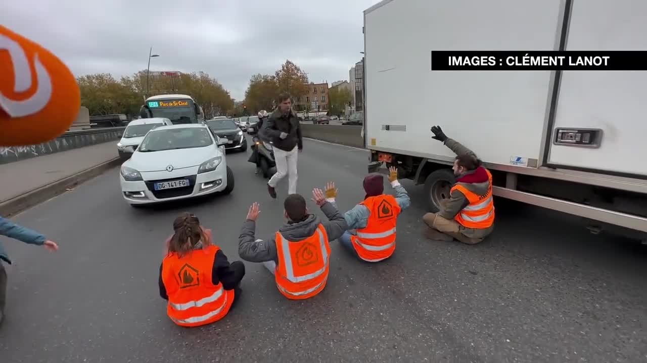 Eco terrorists blocking the roads again today in France