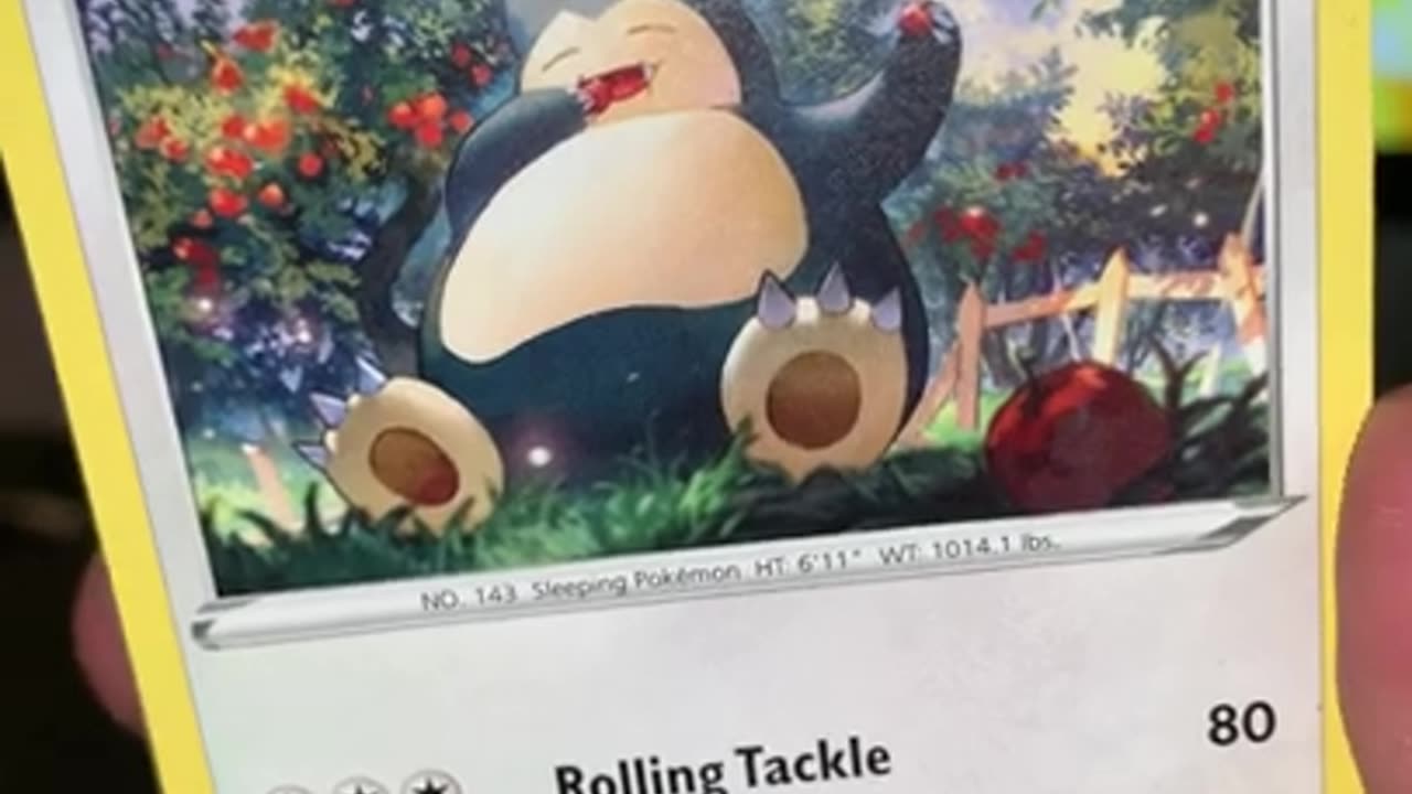 Pulled a Snorlax in a Snorlax Pack