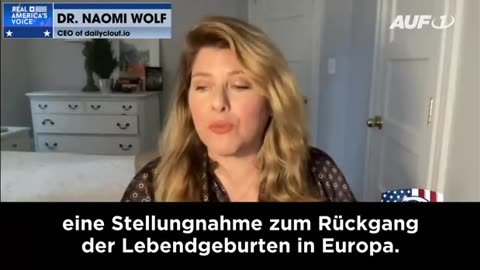 Naomi Wolf: Nach Impfung-Geburtenrate in 13 von 19 europäischen Ländern zurückgegangen.
