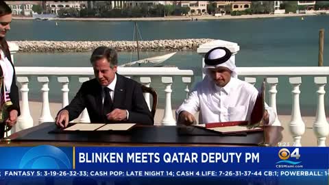 Sec. Blinken Meets With Qatar Deputy PM During Controversial World Cup